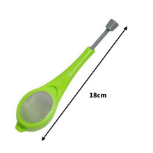 Silicone Infuser Tea Filter With Plastic Body For Easy Tea Steeping Use Kitchen