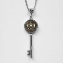 (Silver) Star Geometric Moon Pendant Necklace With Electroplated Ladies For Finish