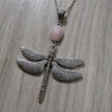 Dragonfly Jewelry Pendant Long Chain Crystal Alloy Elegant For And Office Casual