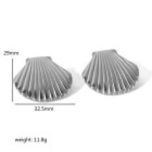 (Style B) Shell Element Natural Earrings With Gold Plating Stainless Summer Steel Fashion