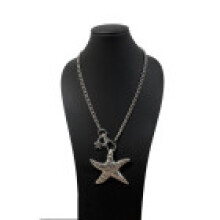 Artistic Starfish Pendant Chain Alloy Electroplated Jewelry Fashion Enthusiasts For