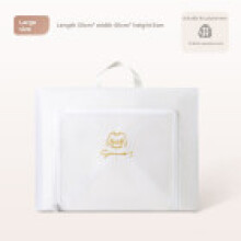 (Clothing 50x40x8cm)Bolsa de lavanderia de tecido de poliéster com superfície de malha e design bordado para lavar