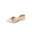 (Pink,40)Womens Pu Comfortable Flat Sandals With Pointed Tips And Solid Design Color 5