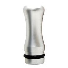 (Silver)6 Color Drip Tip Connector Mouthpiece Aluminum Cigarette Butt Filtering Tool