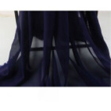(NavyBlue)Chiffon Shawl For Women Elegant Sun Protection Cape With Short Sleeve Design For Weddings And Summer Outwear