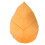(Orange, 38x25cm) Creative Shaped Leaf Pillow With Solid Color Design Suitable For Use Lounge Home 1
