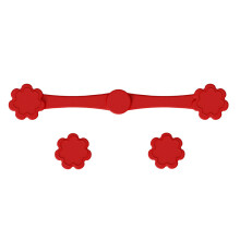 (Red Flower)Silicone Air Fryer Magnetic Clip Suitable For Secure Fixing And Safe Cooking