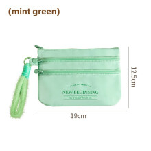 (Green) Oxford Passport Travel Cover With Letter Print Waterresistant And Material