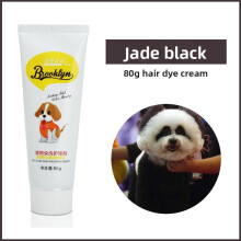 (Black Jade) 80g Permanent Semi Pet Dye Cream High Pigmented Colorful Dog Hair Bright Coloring Dyestuff Pigment Supplies For Black Home