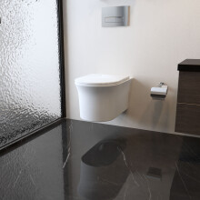 AICA Wall Hung Rimless Toilet WC Pan UF Round Seat