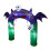 Living And Home 8.2FT Halloween Inflatable Devil Archway Decoration with Built-in Lights 5