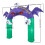Living And Home 8.2FT Halloween Inflatable Devil Archway Decoration with Built-in Lights 6