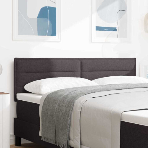 VidaXL vidaXL LED Kopfteil Dunkelbraun Stoff