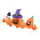 Living And Home 8ft Halloween Inflatable Pumpkin Outdoor Decorations with Ghost 2