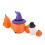 Living And Home 8ft Halloween Inflatable Pumpkin Outdoor Decorations with Ghost 3
