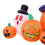 Living And Home 8ft Halloween Inflatable Pumpkin Outdoor Decorations with Ghost 4