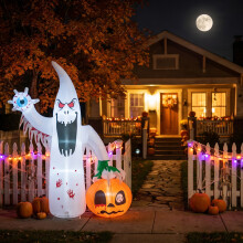 8FT Blow-Up Halloween Inflatable Decoration with Built-in LED Lights