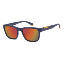 Occhiali da sole Polaroid PLD 2174/S 54/19/135.5 Montatura in policarbonato blu opaco UOMO PLD 2174/S