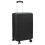 VidaXL vidaXL Suitcase Folding with Lock Black 34 x 23 x 55.5 cm ABS Plastic 1