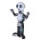 Living And Home 4 FT Halloween Inflatable Skeleton Decoration with LED Lights 3