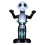 Living And Home 4 FT Halloween Inflatable Skeleton Decoration with LED Lights 4