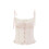 (Pink,S)Camisa feminina de verão com design de renda e micro elasticidade para uso casual 1