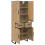 VidaXL vidaXL Highboard 2 stk. Artisan-Eiche 69,5 x 34 x 180 cm 5