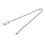 3X Retro Antique Vintage Pocket Watch Chain Silver 2