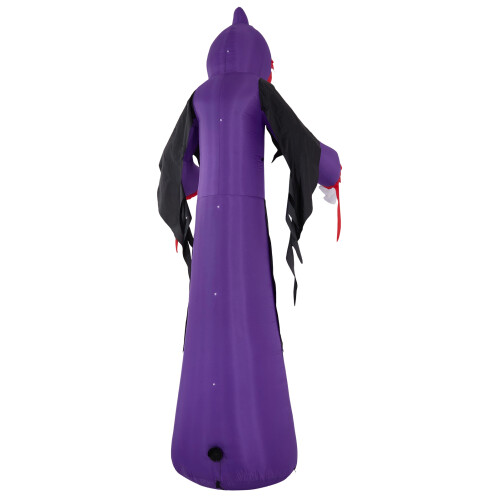 Living And Home 11 FT Halloween Inflatable Grim Reaper Decoration with LED Lights 2