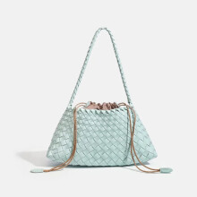 (Fluorescent Green) 2026 SS Premium Handwoven Shoulder Bag Hot Sale Large Inner Pocket Underarm Handheld Purse K-Fashion Women