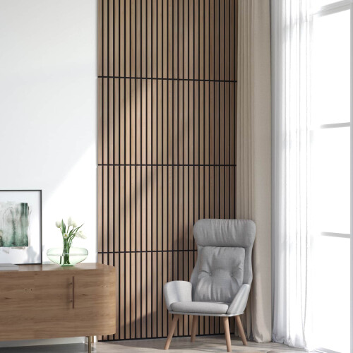 VidaXL vidaXL Wall Panels 8 pcs Brown 60.5 x 60 cm