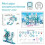 (Style15)Magnetic Toy Blocks With Animals And Castle Design For Imagination Childrens 1