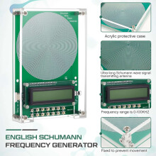 2X 0.01Hz-10000Hz Adjustable Sine Wave Resonance Generator Ultra Low Frequency Generator Resonator Sound Frequency