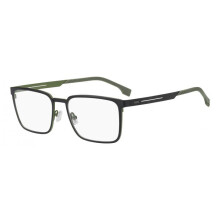 Occhiali da Vista Hugo Boss BOSS 2001 57/19/139.5 Nero opaco verde Montatura in metallo UOMO BOSS 2001