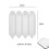 Living And Home 10-Piece Decorative Plastic Garden Lawn Edging Border 6