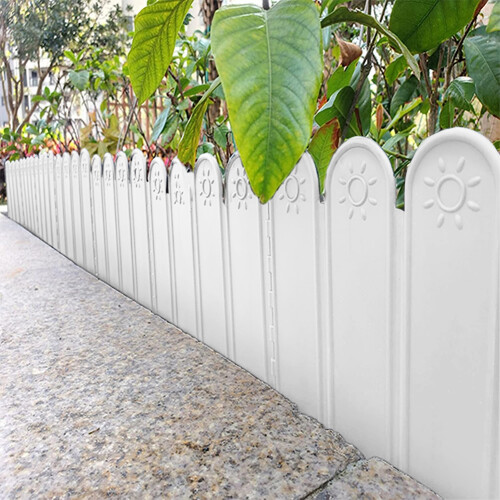 Living And Home 10-Piece Decorative Plastic Garden Lawn Edging Border 1