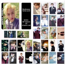 (Kim Seok Jin 01)Bts Jung Kook Kim Tae Hyung Jimin Min Yoon Gi Character Pattern Cards 30pcs