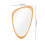 Living And Home Wooden Frame Bathroom Mirror, 49cm W x 77cm H 7