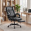 Homcom HOMCOM Home Office Chair Reclining Function High Back, Black 1
