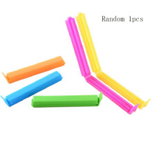 (Random 1 pcs)Portable Kitchen Storage Food Snack Seal Sealing Bag Clips Sealer Clamp Plastic