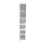 Living And Home Modern Tall Bathroom Storage Cabinet with Double Doors 3