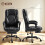 Homcom HOMCOM Home Office Chair Reclining Function High Back, Black 3