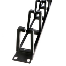 10pcs 19 Inch 1U Rack Cabinets Cable Management Network Organizer Hollow Metal Base Five Detachable Wire Frame