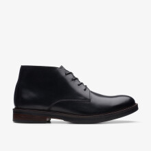 Paulson Mid Black Leather