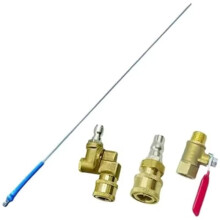 Radiator Cleaning Rod Stainless Steel 60CM Cleaning Rod Dual Cleaning Modes for Car and Truck Radiators