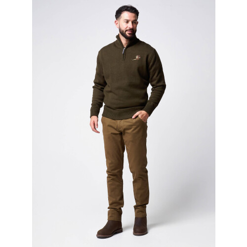 JACK PYKE JACK PYKE Pheasant Men’s Jumpers Olive Green 3X-Large 2