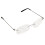 2X Unisex Flexible Rahmenlose Lesebrille Licht Brille 2.00 mit Case 3