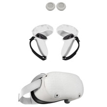 2X Nuova Custodia Protettiva per Quest 2 VR Touch Controller Custodia con Impugnatura nel Silicone Protettiva Completa D