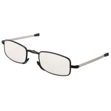 Tragbare 3 Paar Kompakte Faltbare Lesebrille mit -Flip-Top-Tragetasche für Mode für Männer und Frauen Rotation Brille + 1,5 Schwarz
