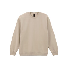 (XXL, Sand) Gildan Unisex Adult Softstyle Midweight Fleece Sweatshirt
